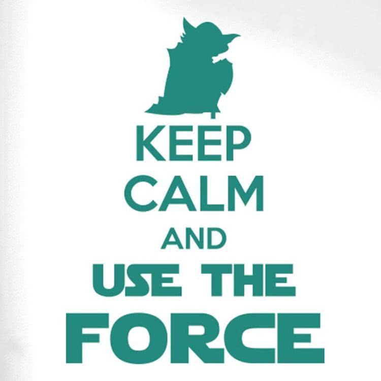 Keep+Calm+and+Use+the+Force+Wall+Sticker